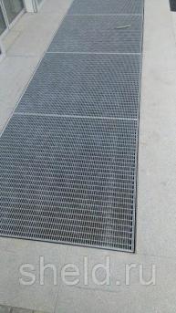 Решетчатый настил прессованный Р 33х11/30х2 Zn 1000 х 500 мм — фото 3